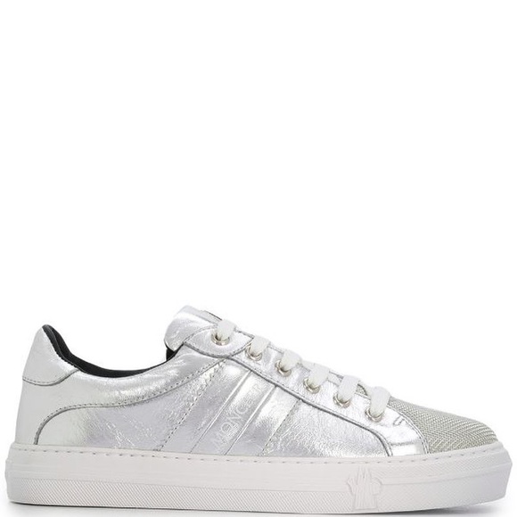 Moncler Ariel silver sneakers - Picture 2 of 11